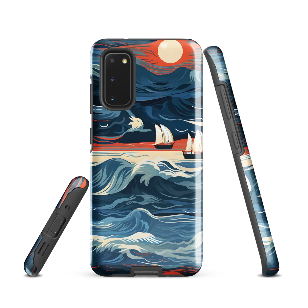 Ocean Whispers: A Voyage at Dusk