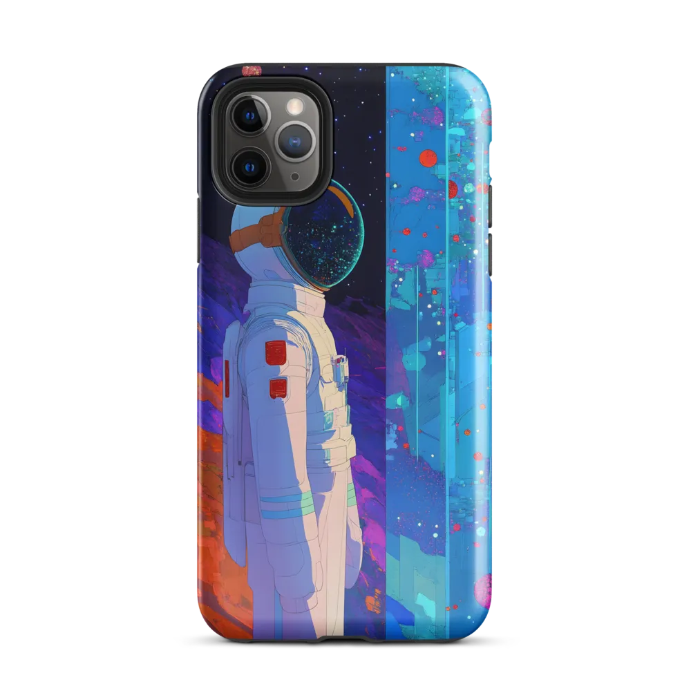 Cosmic Exploration: The Astronaut's Journey | Phone Case |  11 Pro Max | Tough Case | Glossy