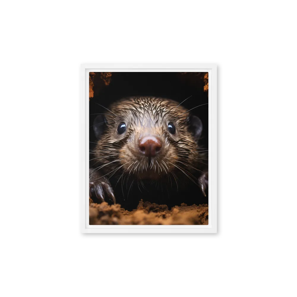 Emerging Curiosity | Canvas with White Frame | 11″×14″