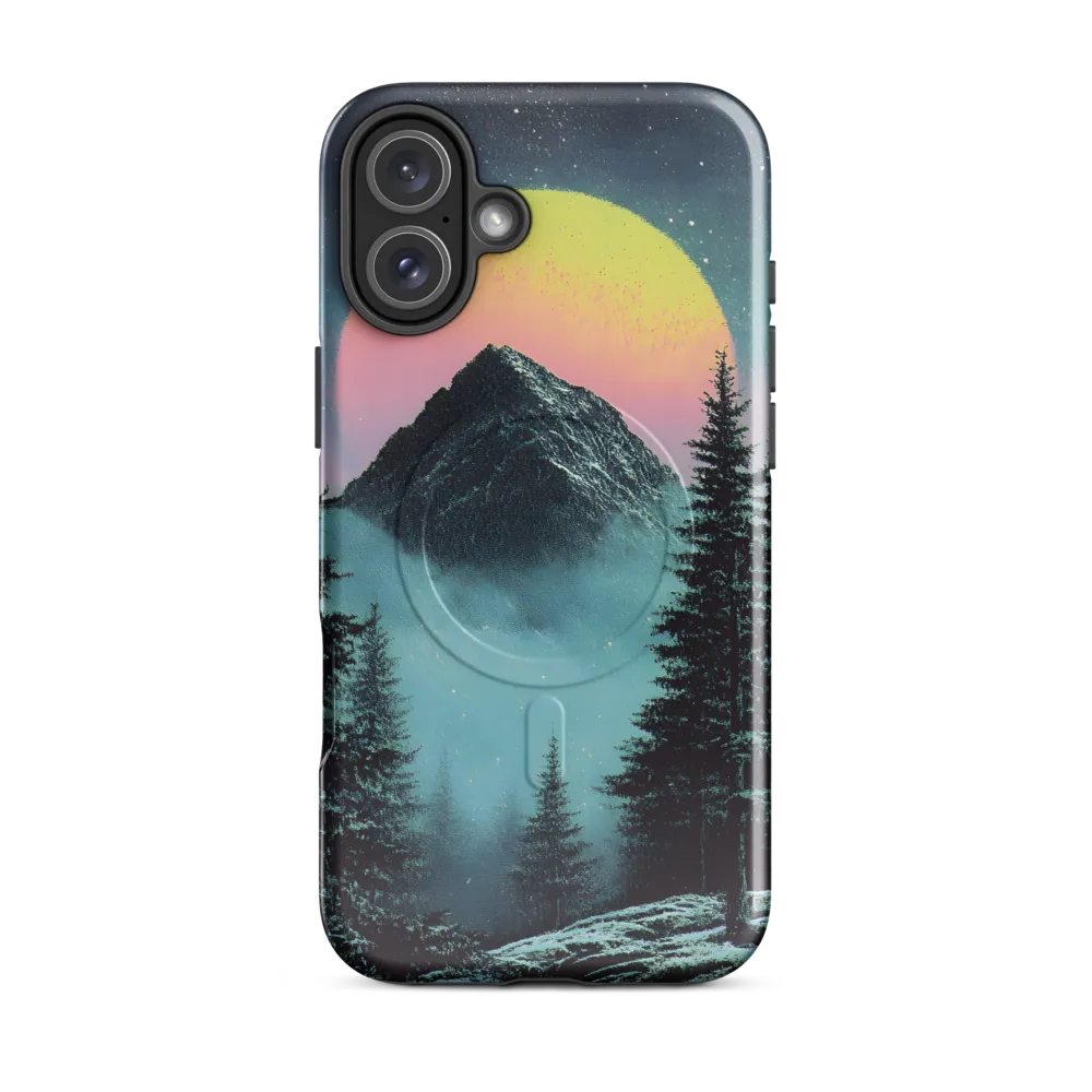 Ethereal Peaks Under Celestial Lights