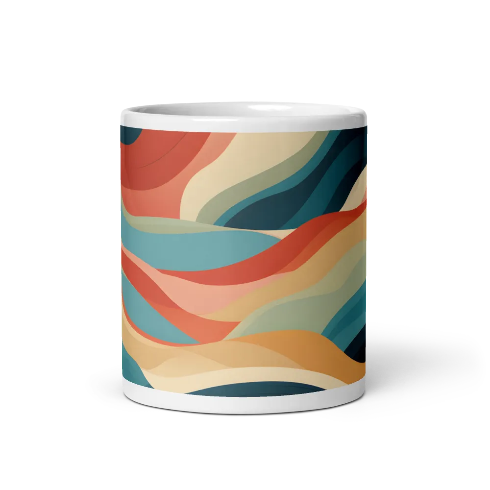 Waves of Tranquility | Mug with White inside | 11 oz