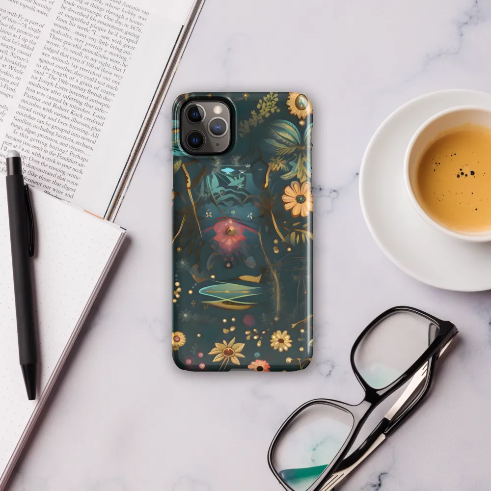 Whimsy in Flora: An Art Nouveau Journey | Phone Case |  11 Pro Max | Snap Case | Glossy