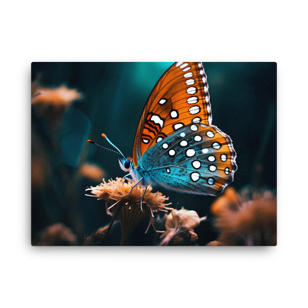 Whispers of Color: The Butterfly's Embrace