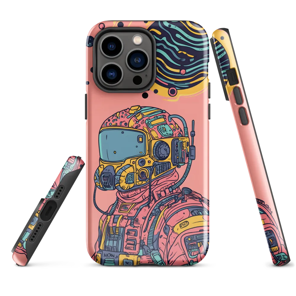 Exploration Beyond: A Digital Astronaut | Phone Case |  14 Pro Max | Tough Case | Glossy