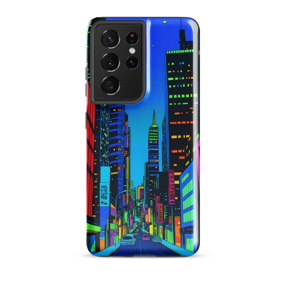 Neon Dreamscape: A Futuristic City at Dusk