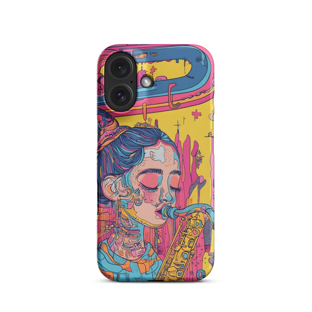Neon Nocturne — Saxophone Portrait
