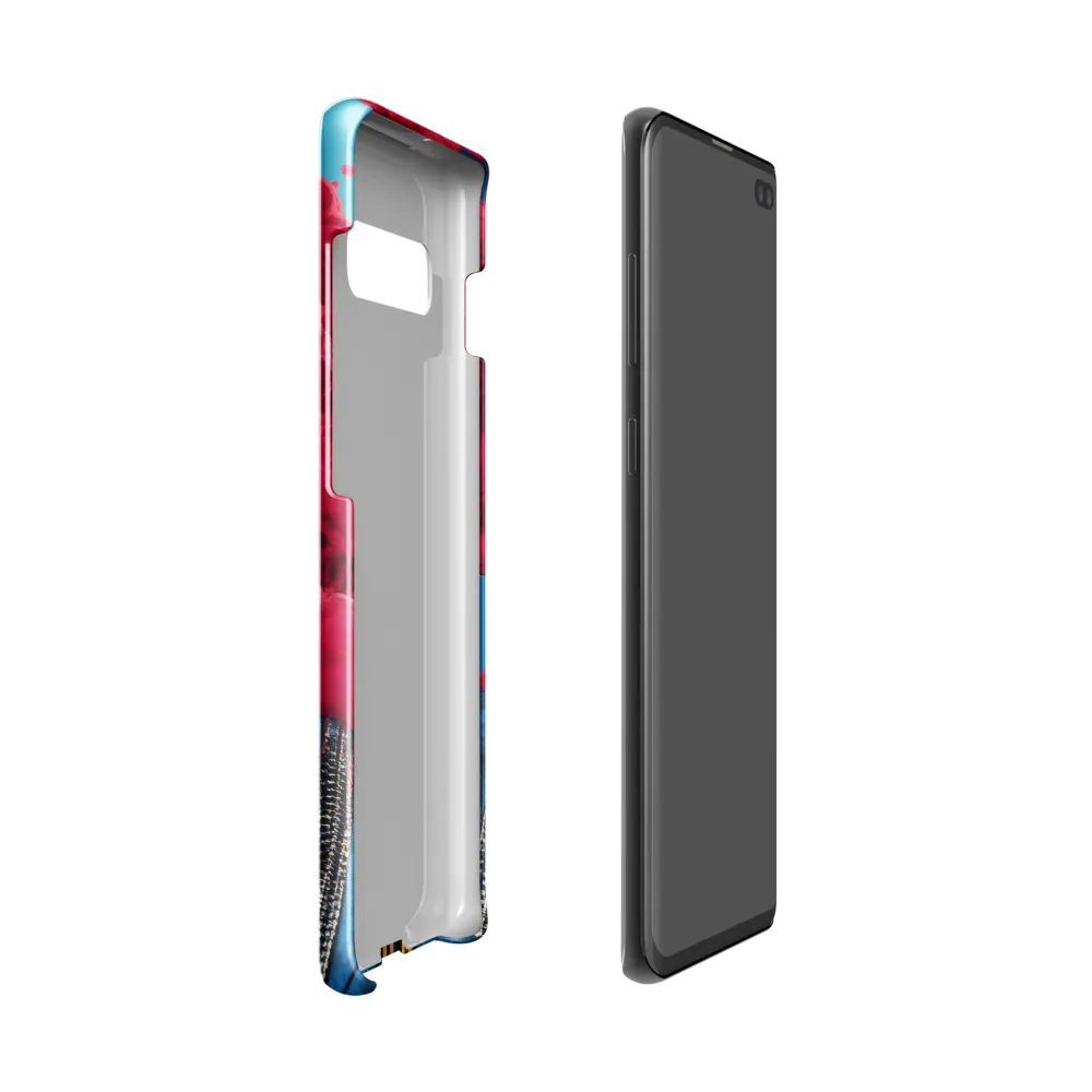 Bold Elegance in Digital Fashion | Phone Case |  S10 | Snap Case | Glossy