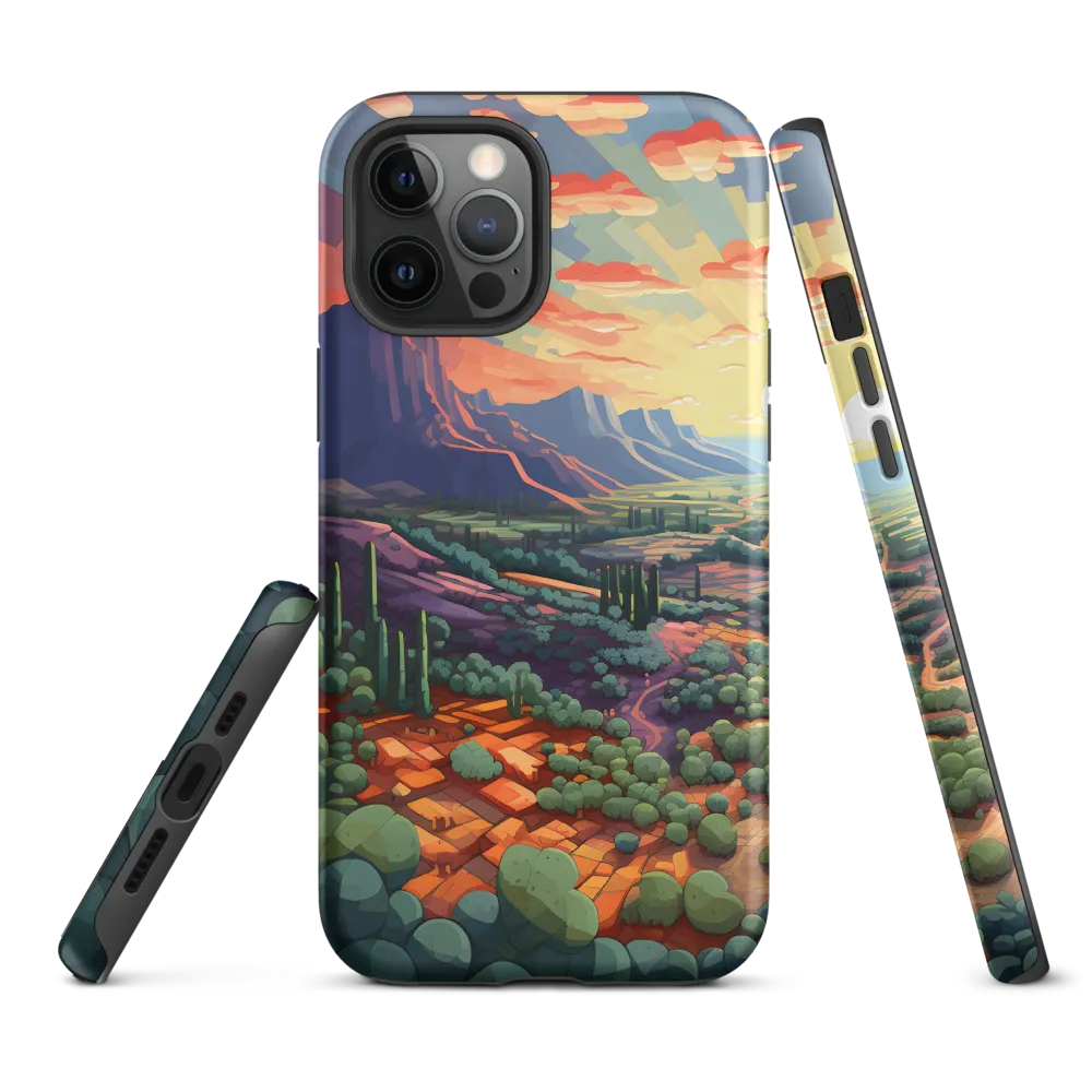 Desert Serenity at Dusk | Phone Case |  12 Pro Max | Tough Case | Matte