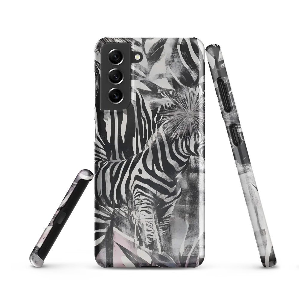 Zebra in the Jungle of Illusions | Phone Case |  S21 | Snap Case | Glossy