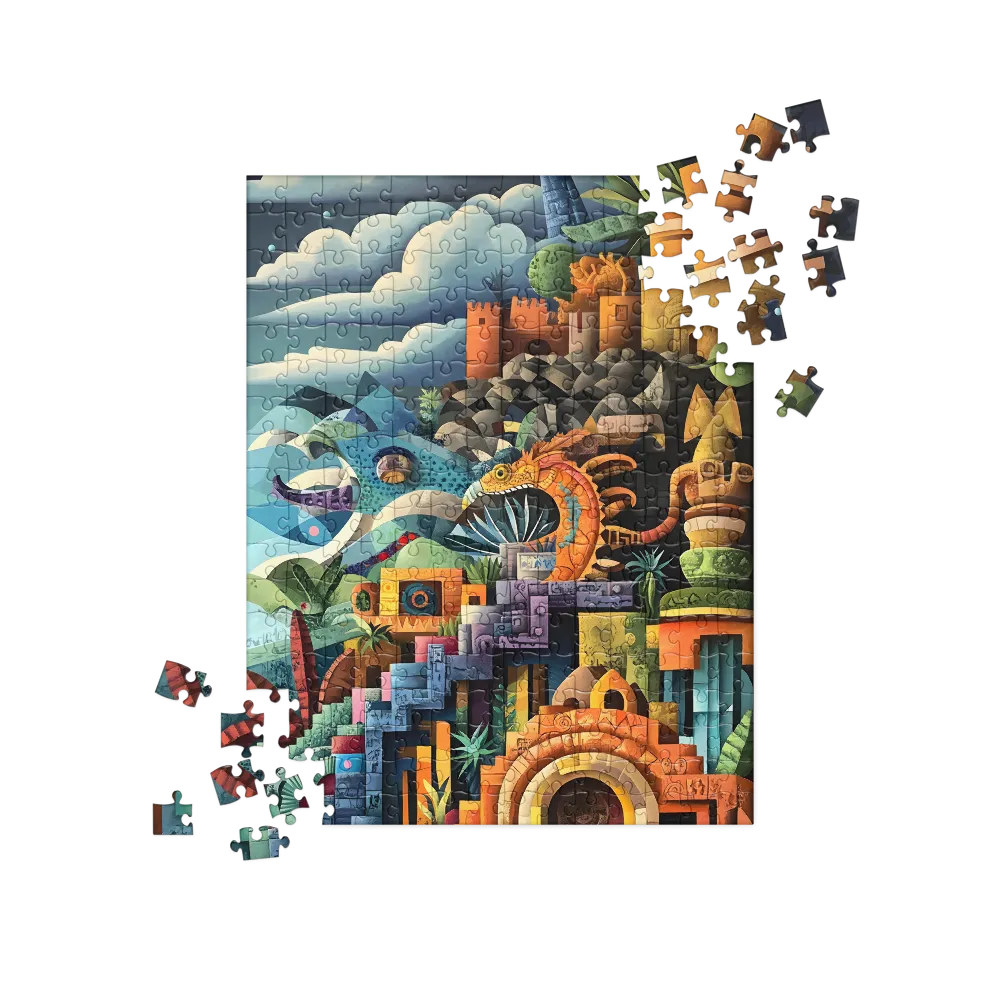 Embrace of the Mythical Landscape | Jigsaw Puzzle | 252 pieces