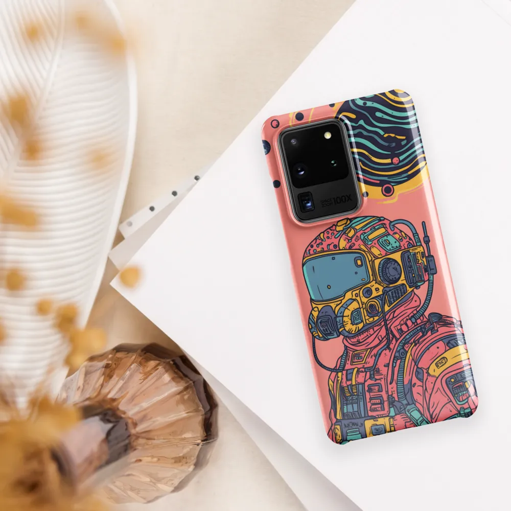 Exploration Beyond: A Digital Astronaut | Phone Case |  S20 Ultra | Snap Case | Glossy
