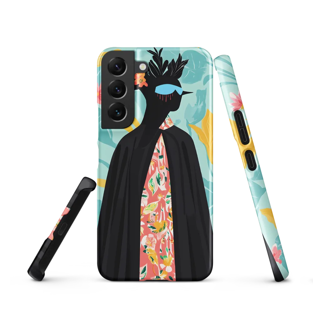 Silhouette with Floral Panel
