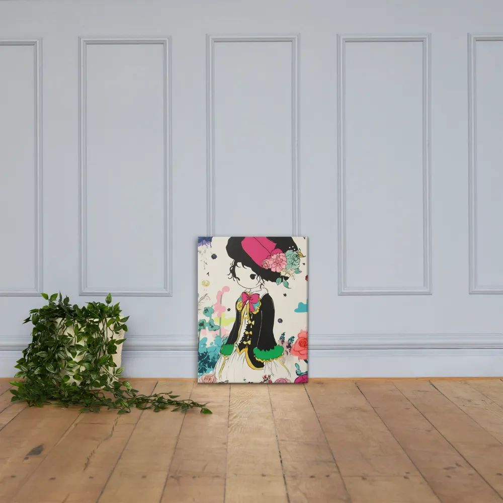 Whimsical Garden Reverie | Canvas | 18″×24″