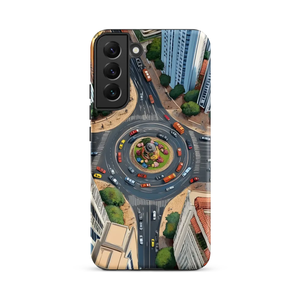Urban Symphony: Aerial Vision of City Life