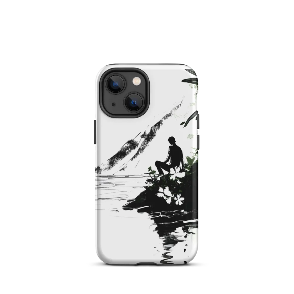 Contemplation by the Water | Phone Case |  13 mini | Tough Case | Matte