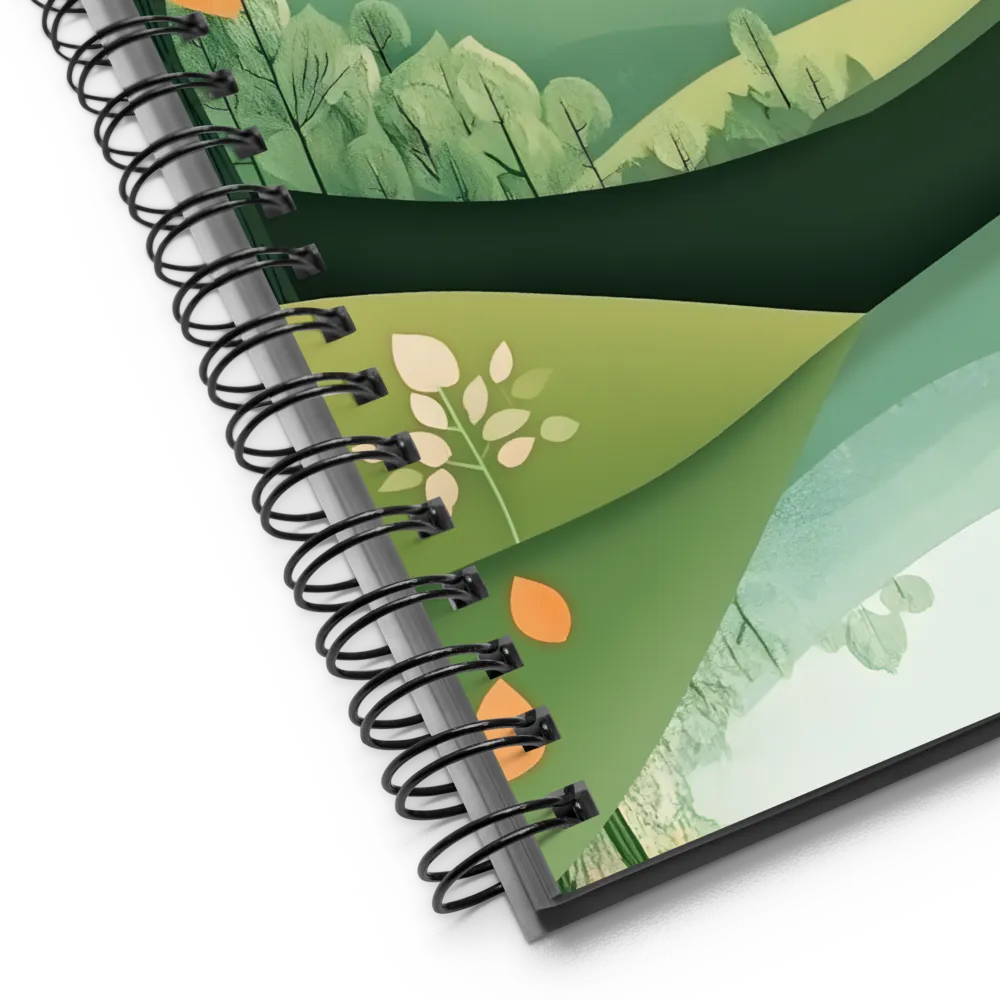 Autumn's Reflection | Spiral Notebook