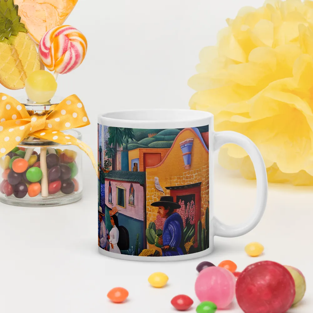 A Mosaic Journey Through Colorful Landscapes | Mugs | Multiple Sizes & Colors