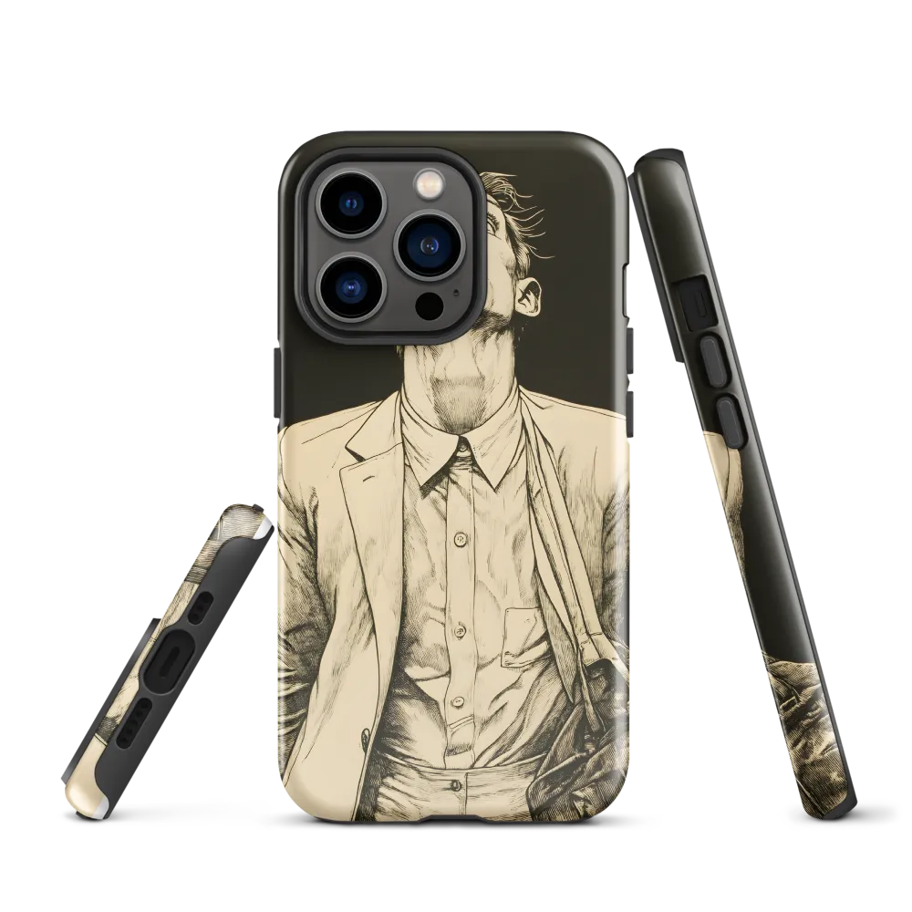 Desperate Gaze | Phone Case |  13 Pro | Tough Case | Glossy