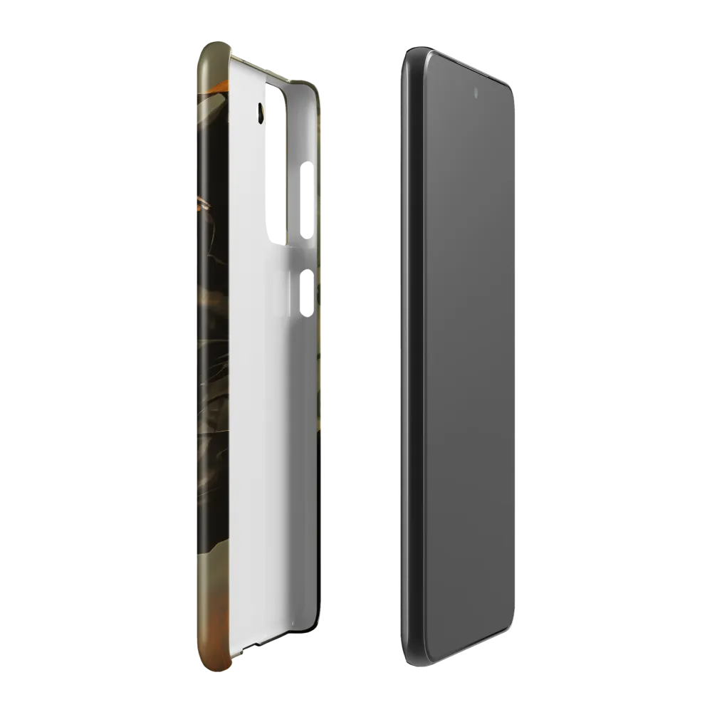 Ethereal Explorer: The Enigmatic Astronaut | Phone Case |  S21 Plus | Snap Case | Glossy