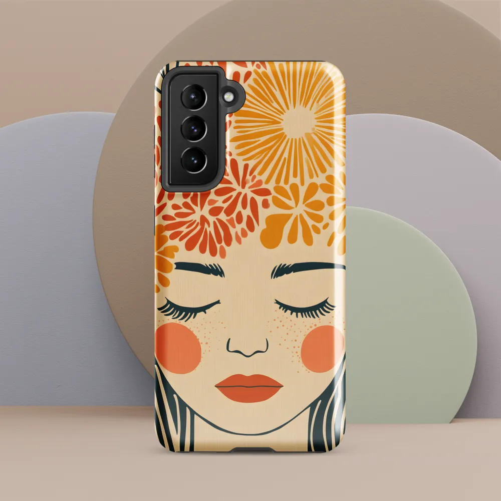 Serenity in Bloom | Phone Case |  S21 | Tough Case | Glossy