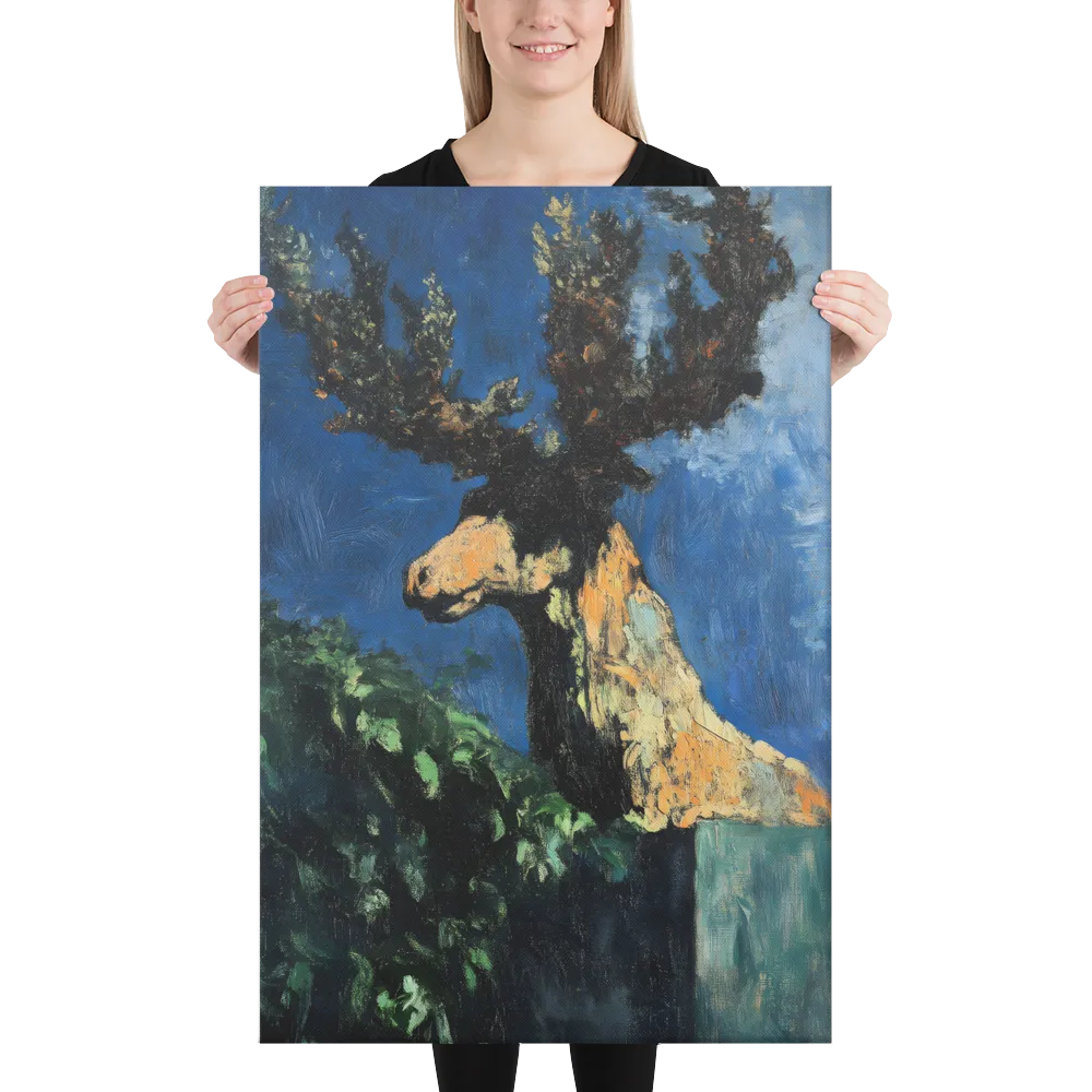 The Majestic Deer in Nature | Canvas | 24″×36″