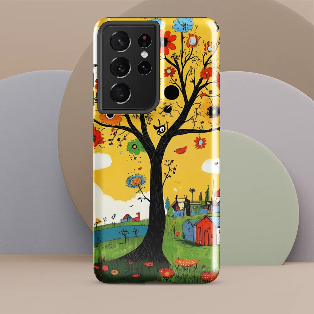 Whimsical Blooms of Life | Phone Case |  S21 Ultra | Tough Case | Glossy