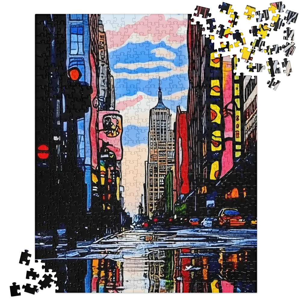 Reflections of a Vibrant City | Jigsaw Puzzle | 520 pieces