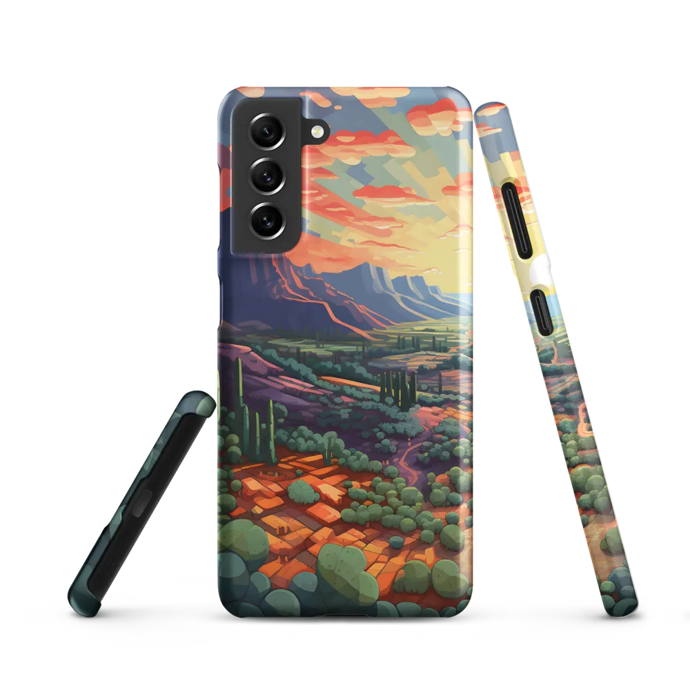 Desert Serenity at Dusk | Phone Case |  S21 | Snap Case | Matte