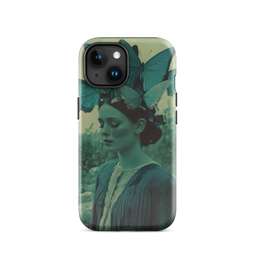 Crown of Teal Butterflies