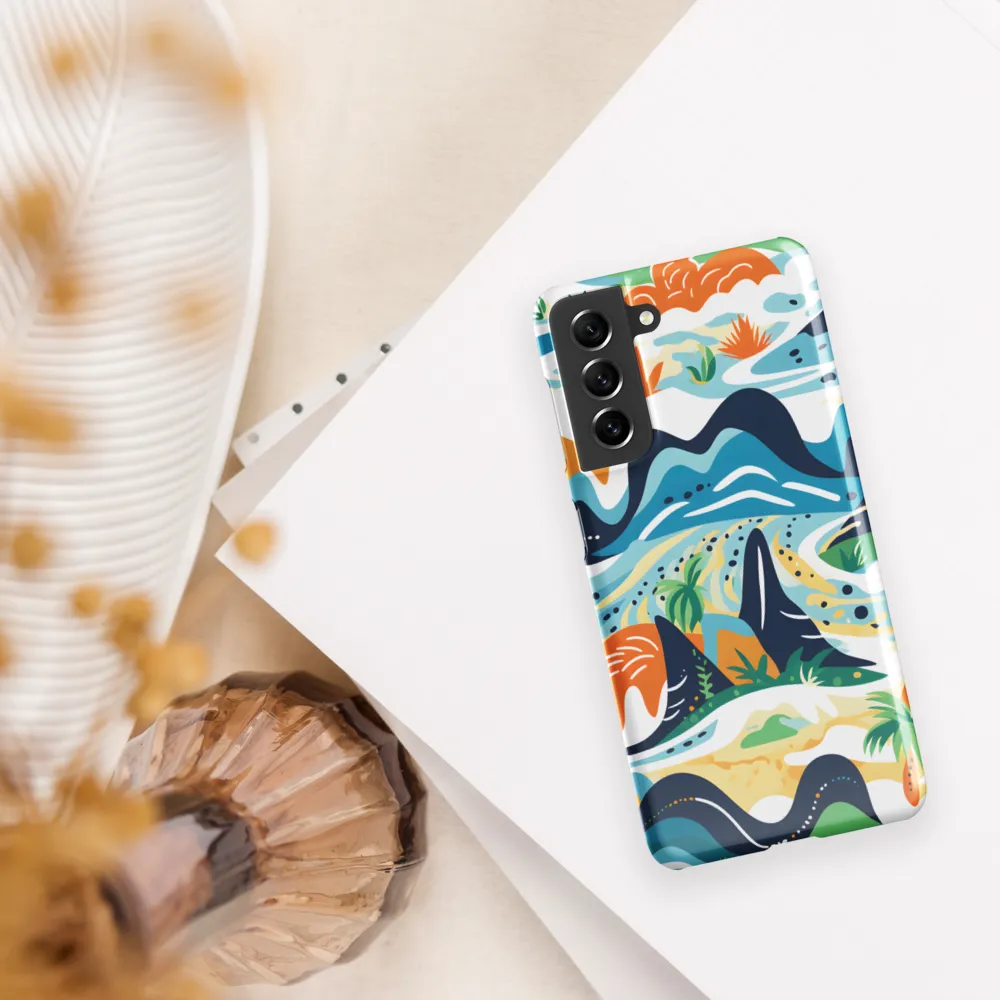 Abstract Tropical Landscape