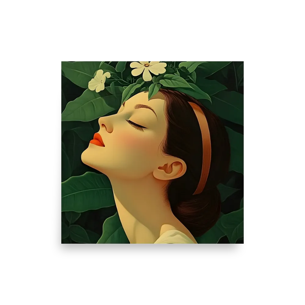 Serenity in Bloom | Poster | 18″×18″