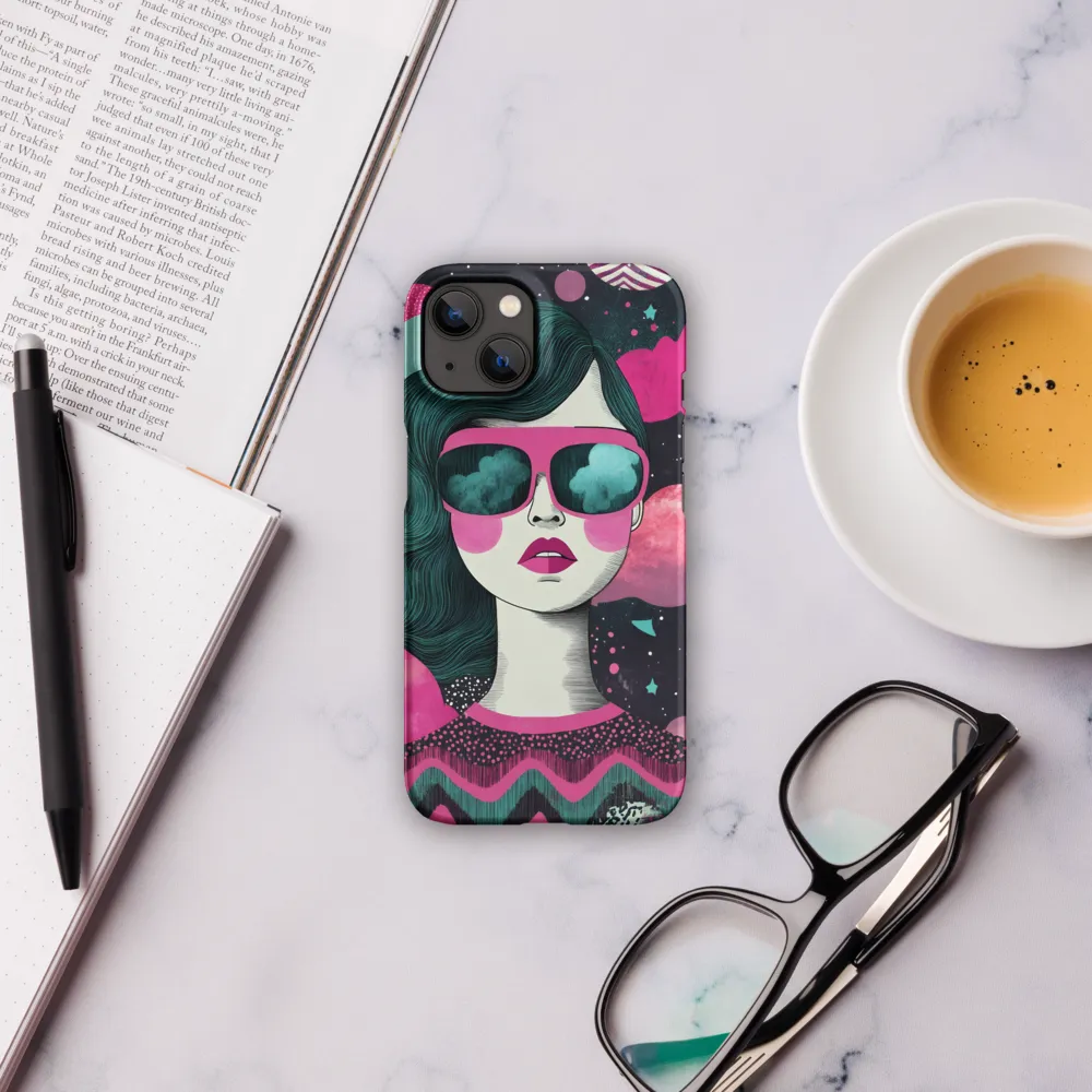 Chic Dreams: A Pop Art Portrait | Phone Case |  13 | Snap Case | Matte