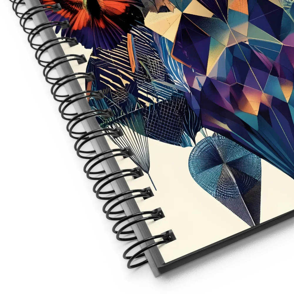 Geometric Harmonies | Spiral Notebook