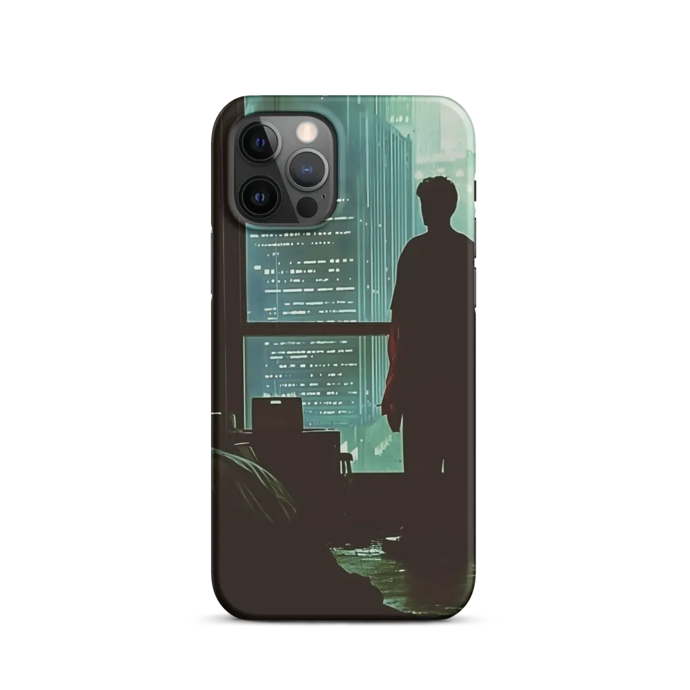 Silent Contemplation in a Futuristic Dystopia | Phone Case |  12 Pro | Snap Case | Matte