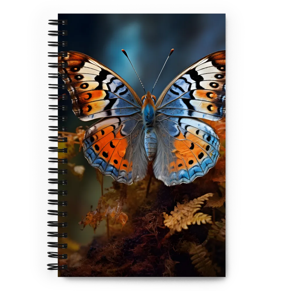 Harmony in Color: The Butterfly | Spiral Notebook