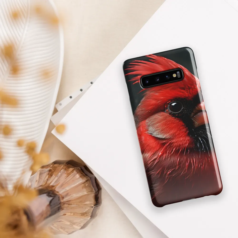 The Bold Cardinal | Phone Case |  S10 Plus | Snap Case | Glossy