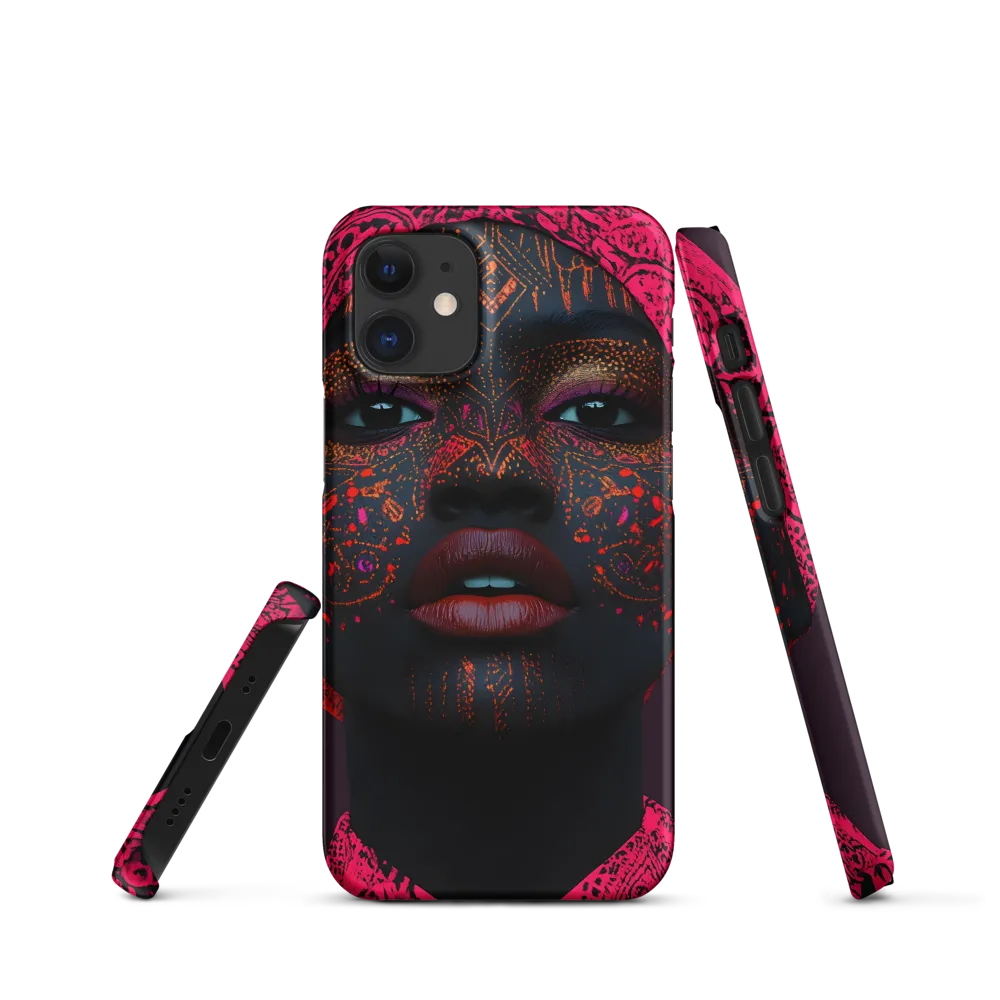 Neon Adornments: A Portrait of Cultural Expression