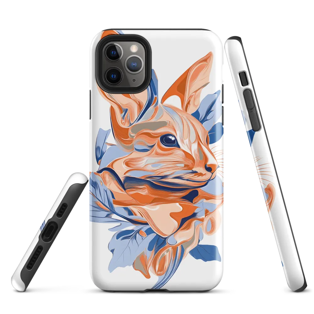 Whiskered Wonders: An Abstract Feline Portrait | Phone Case |  11 Pro Max | Tough Case | Glossy