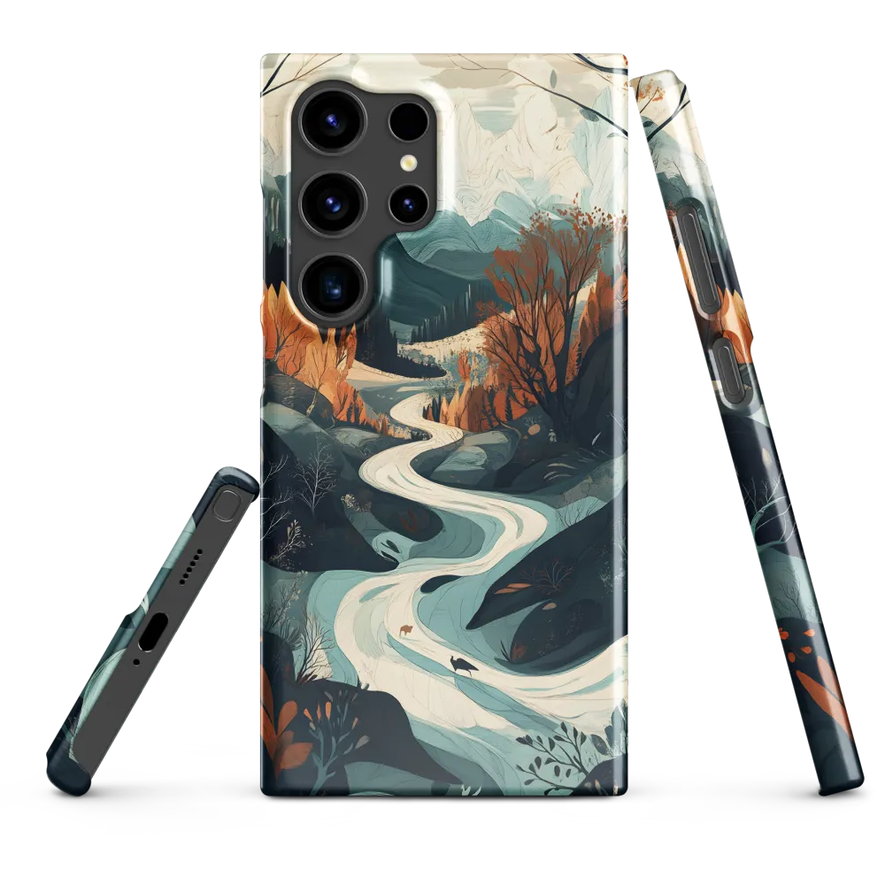 Winding Serenity: A Digital Landscape