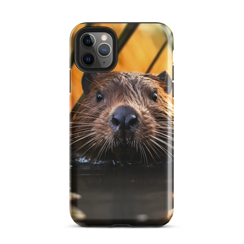 Beaver Serenity: A Natural Portrait | Phone Case |  11 Pro Max | Tough Case | Glossy