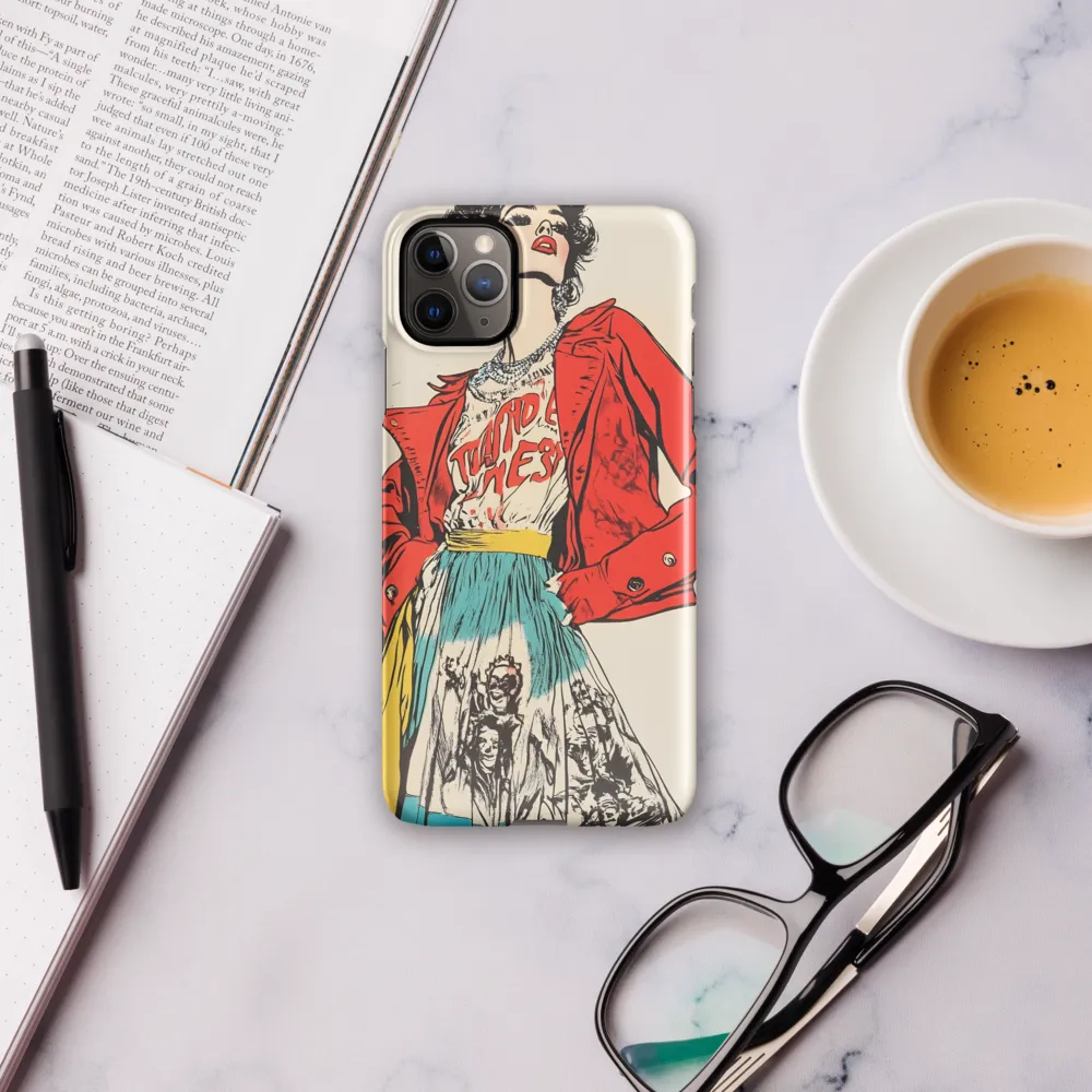 Vibrant Elegance: A Pop Art Fashion Statement | Phone Case |  11 Pro Max | Snap Case | Glossy