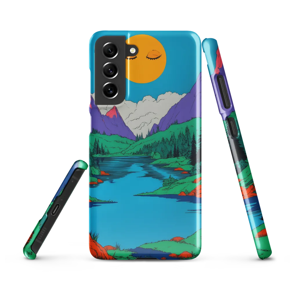 Whimsical Serenity in Vibrant Colors