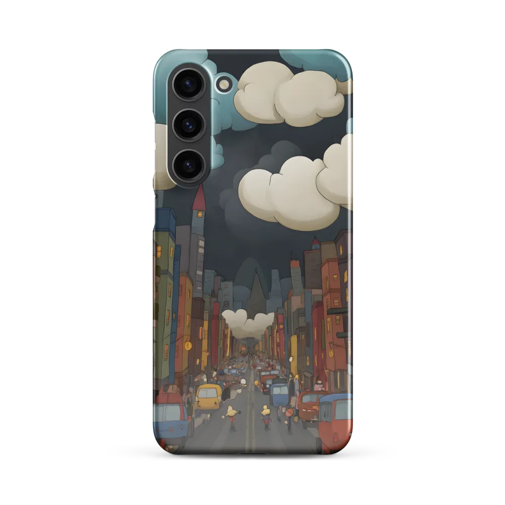 Urban Symphony: A City Awakens at Dusk | Phone Case |  S23 Plus | Snap Case | Glossy