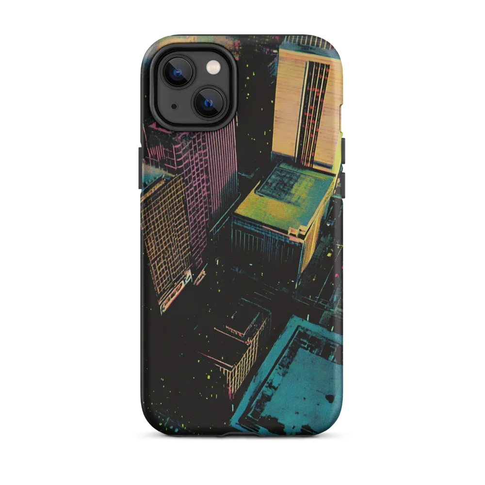 Neon Dreams: A City from Above