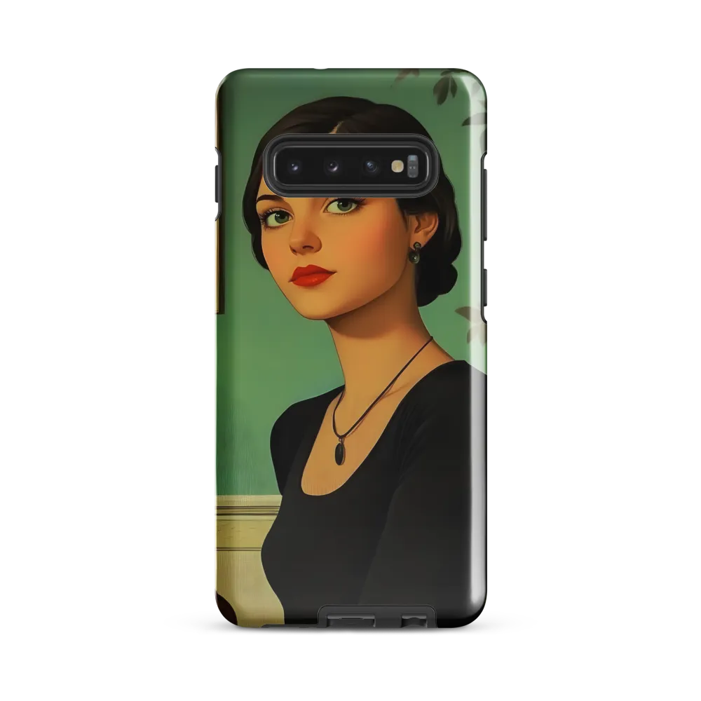 Serenity in Green | Phone Case |  S10 Plus | Tough Case | Glossy