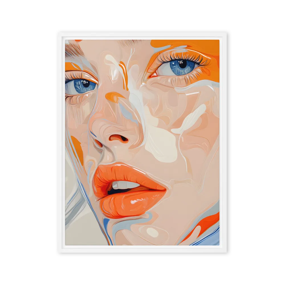 Ethereal Expressions | Canvas with White Frame | 24″×32″