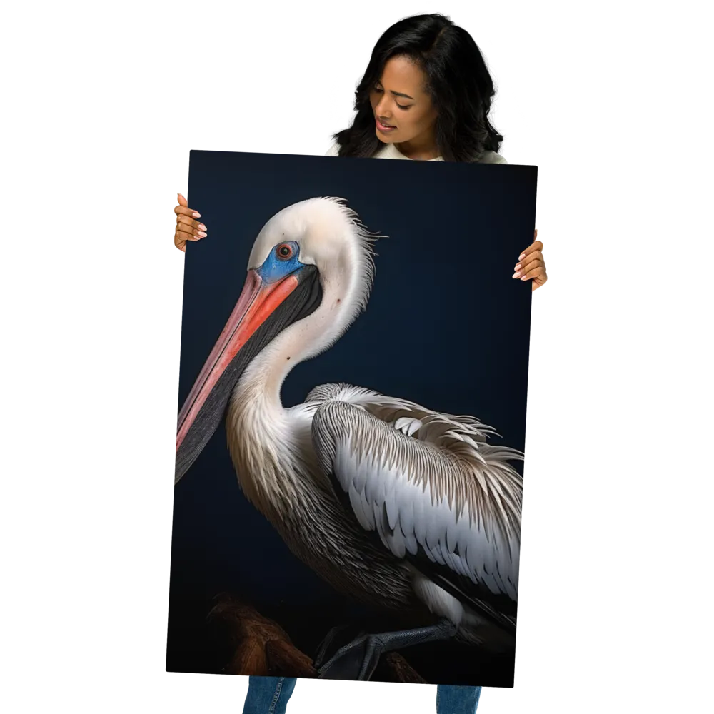 Majestic Pelican Portrait