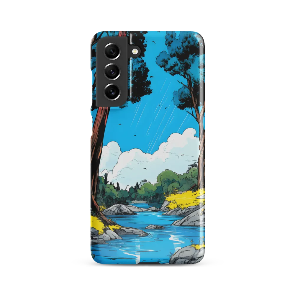 Tranquil River in a Comic Landscape