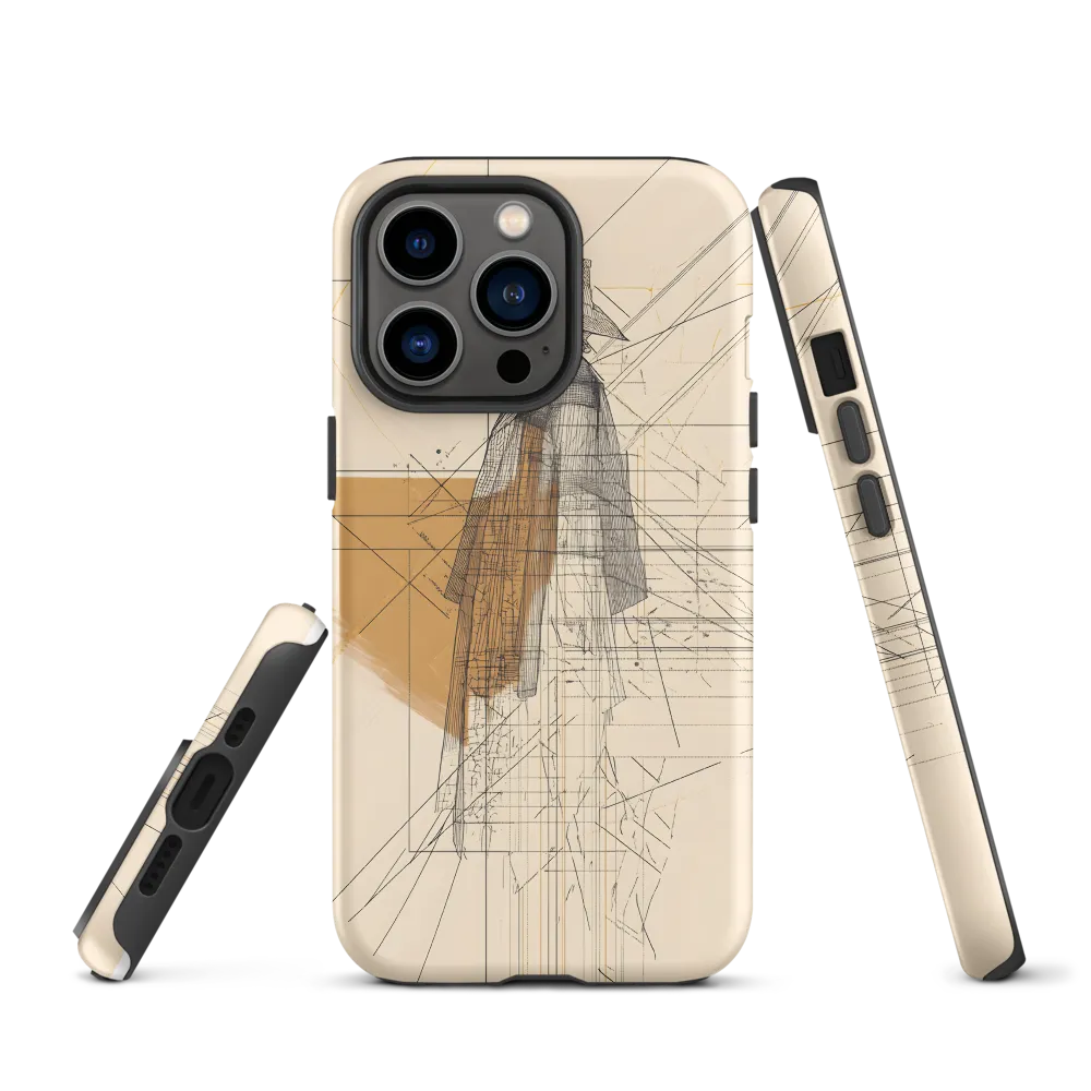 Abstract Profile: A Minimalist Exploration | Phone Case |  13 Pro | Tough Case | Matte