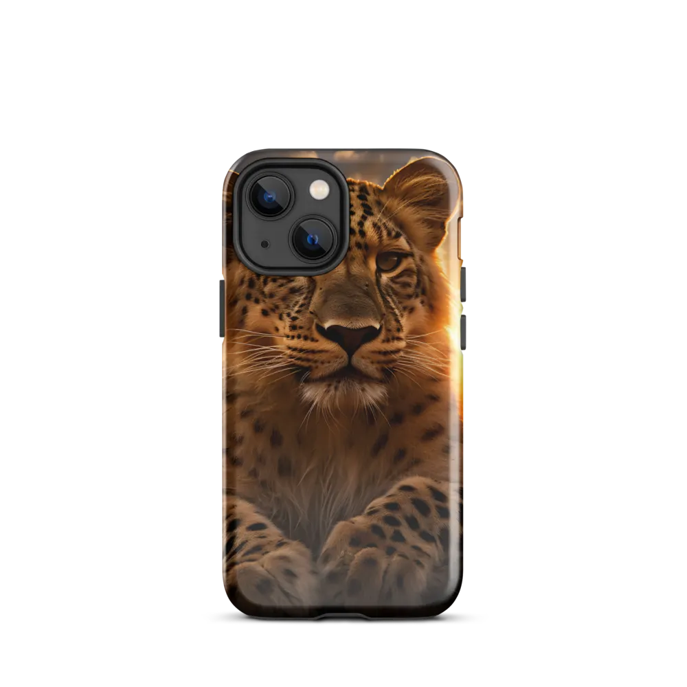 Regal Presence: The Leopard at Sunset